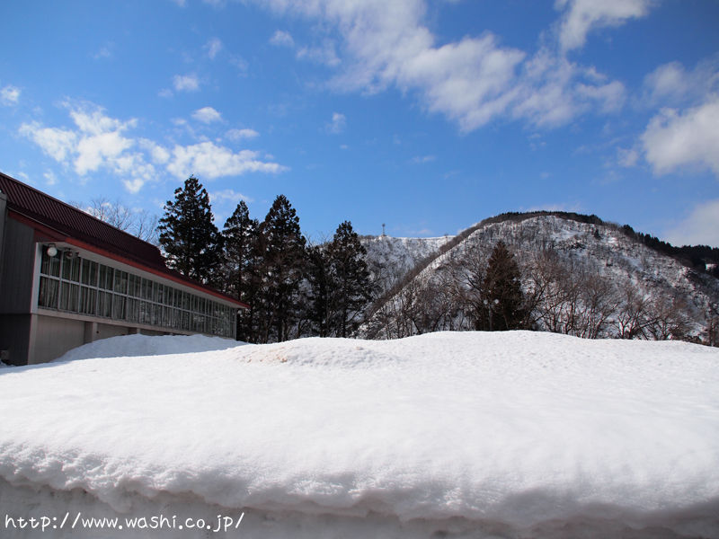 悠久紙（五箇山和紙）の冬の風物詩「雪晒し」の現場見学に行ってきました（雪景色）