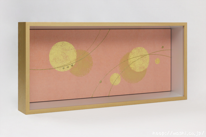 結納品のリメイクアートボックス「アレンジ自在なナチュラルテイスト立体額」 (パーツを全て取り外した時)