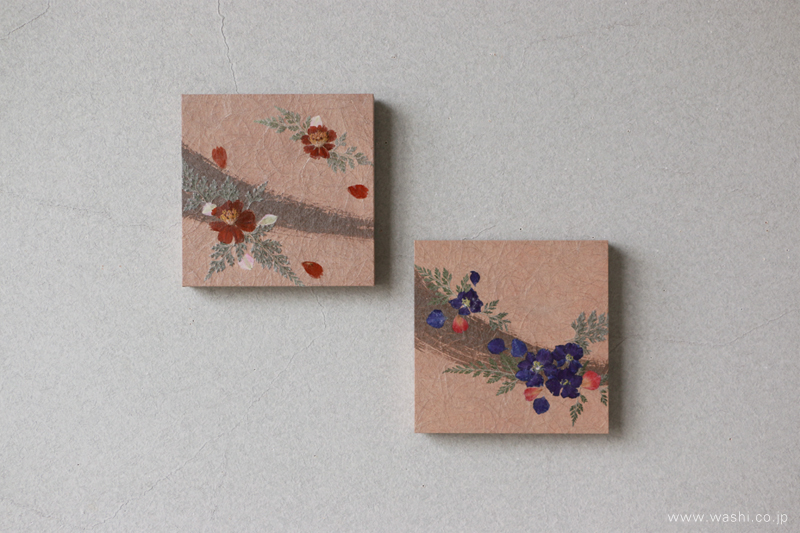 押し花和紙ミニアートパネル「うらら」(全2種)